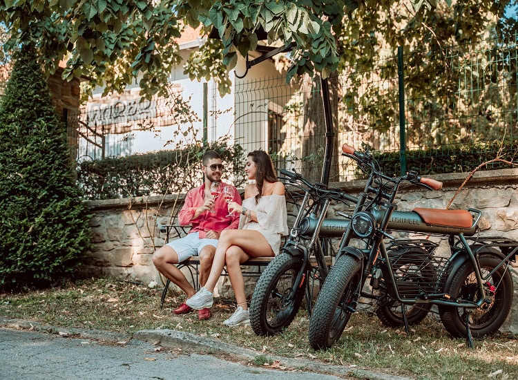 Relaxing Bulgaria eco-friendly lifestyle with electric bikes at Hillview Bulgaria.