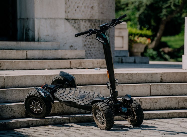 Electric trolley for active tourism in Bulgaria.