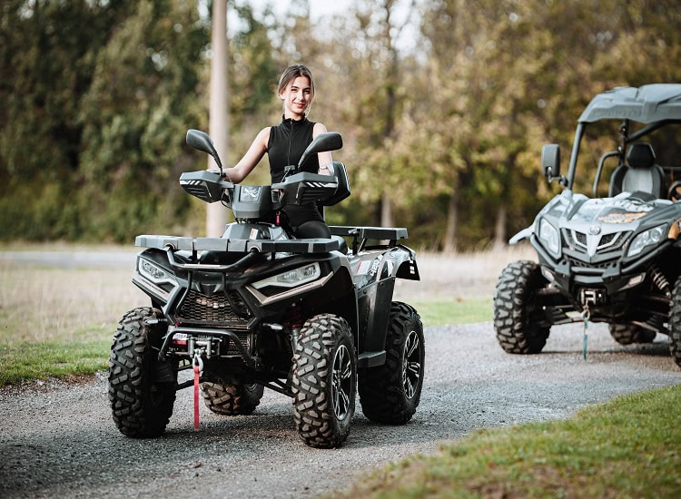 Каране на АТВ