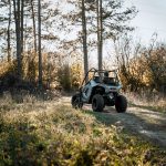 Off-road ATV в природна гора в България за приключения и туризъм.