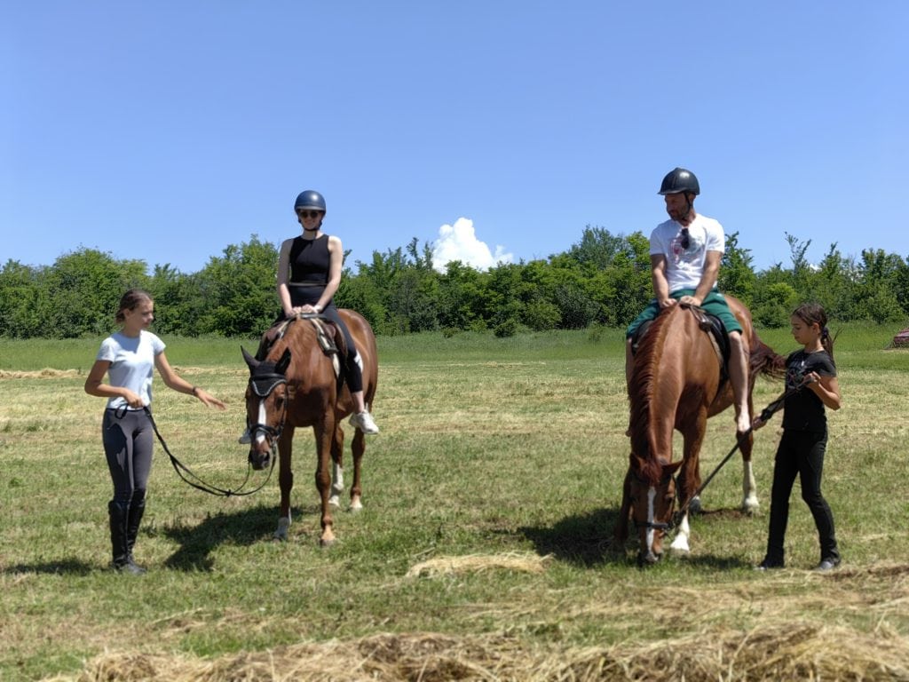 horseback riding for two